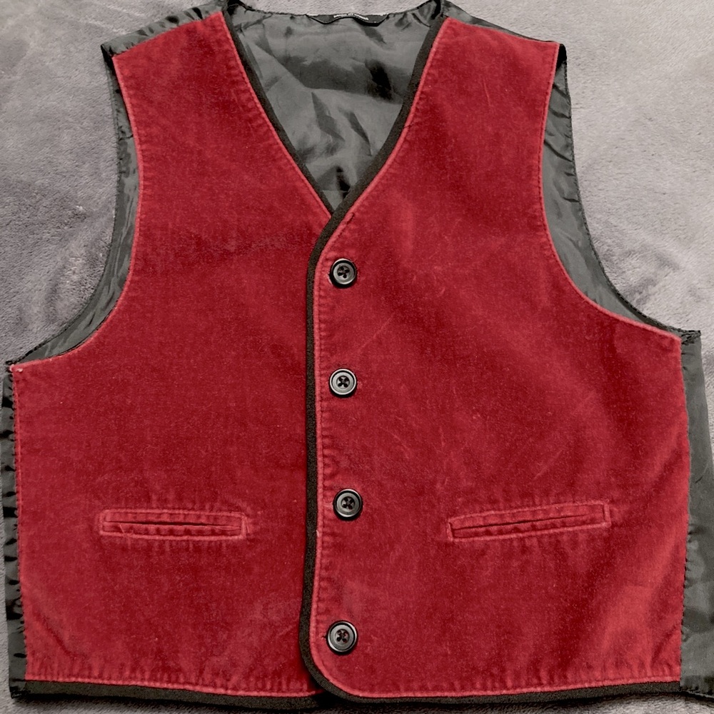 Handsome Kid's Velvet Vest